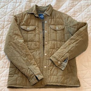 Classic green insulated field coat men’s small